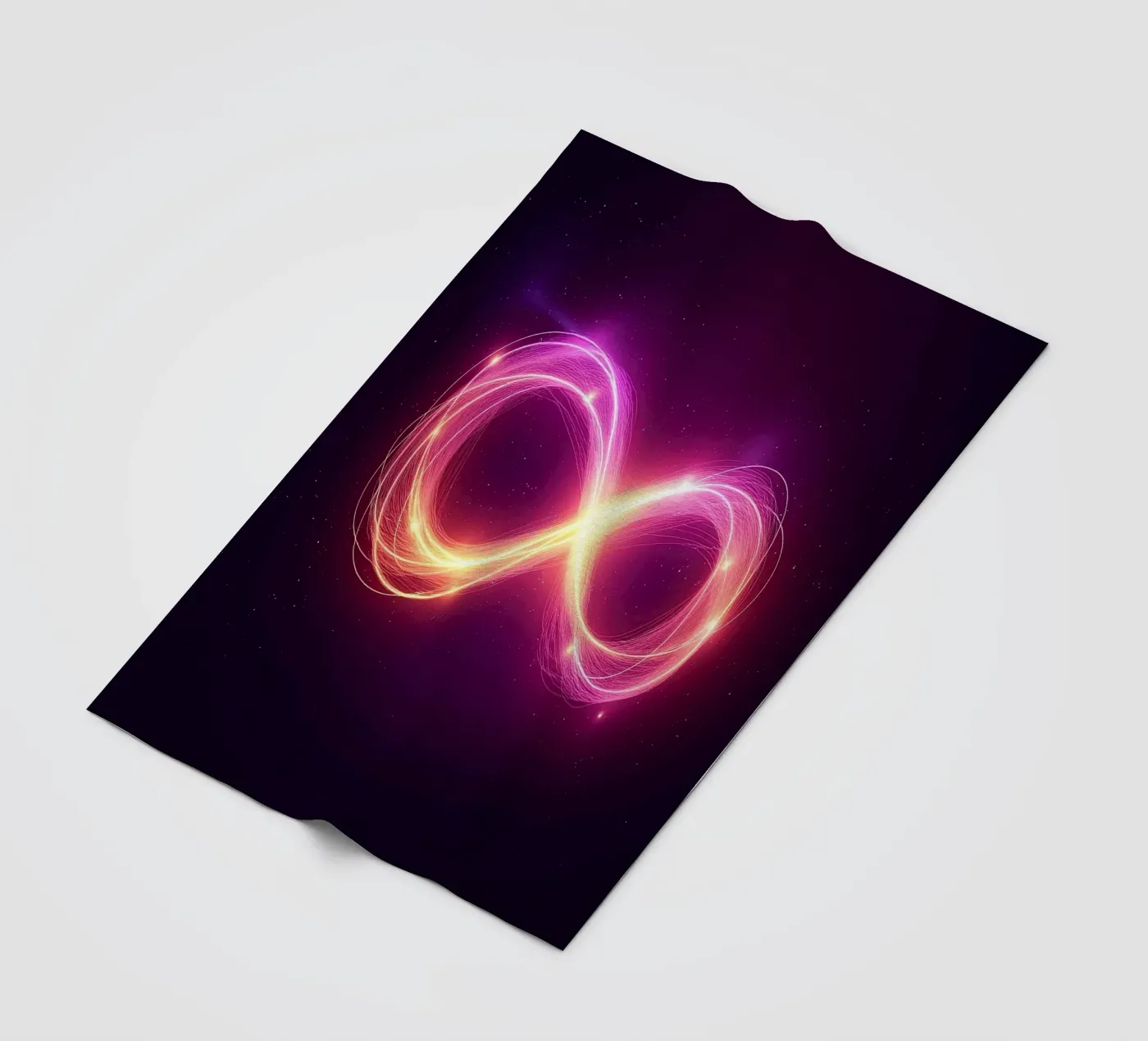 Infinity_2 coperta in pile da Pink- und LoveArt by LK