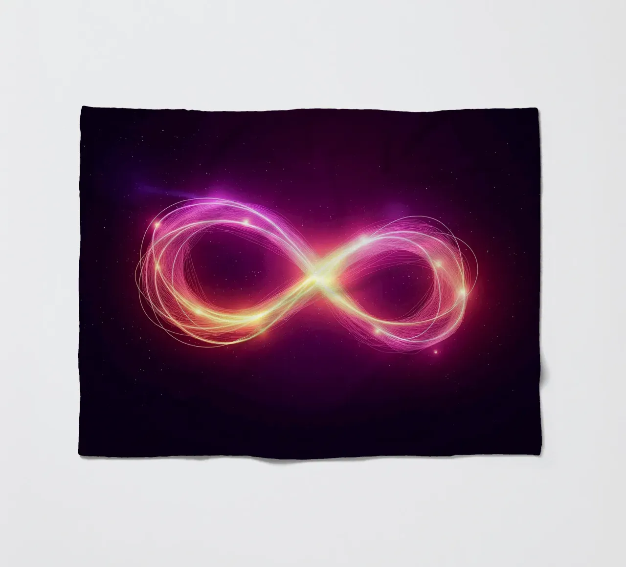 Infinity_2 Fleecedecke von Pink- und LoveArt by LK