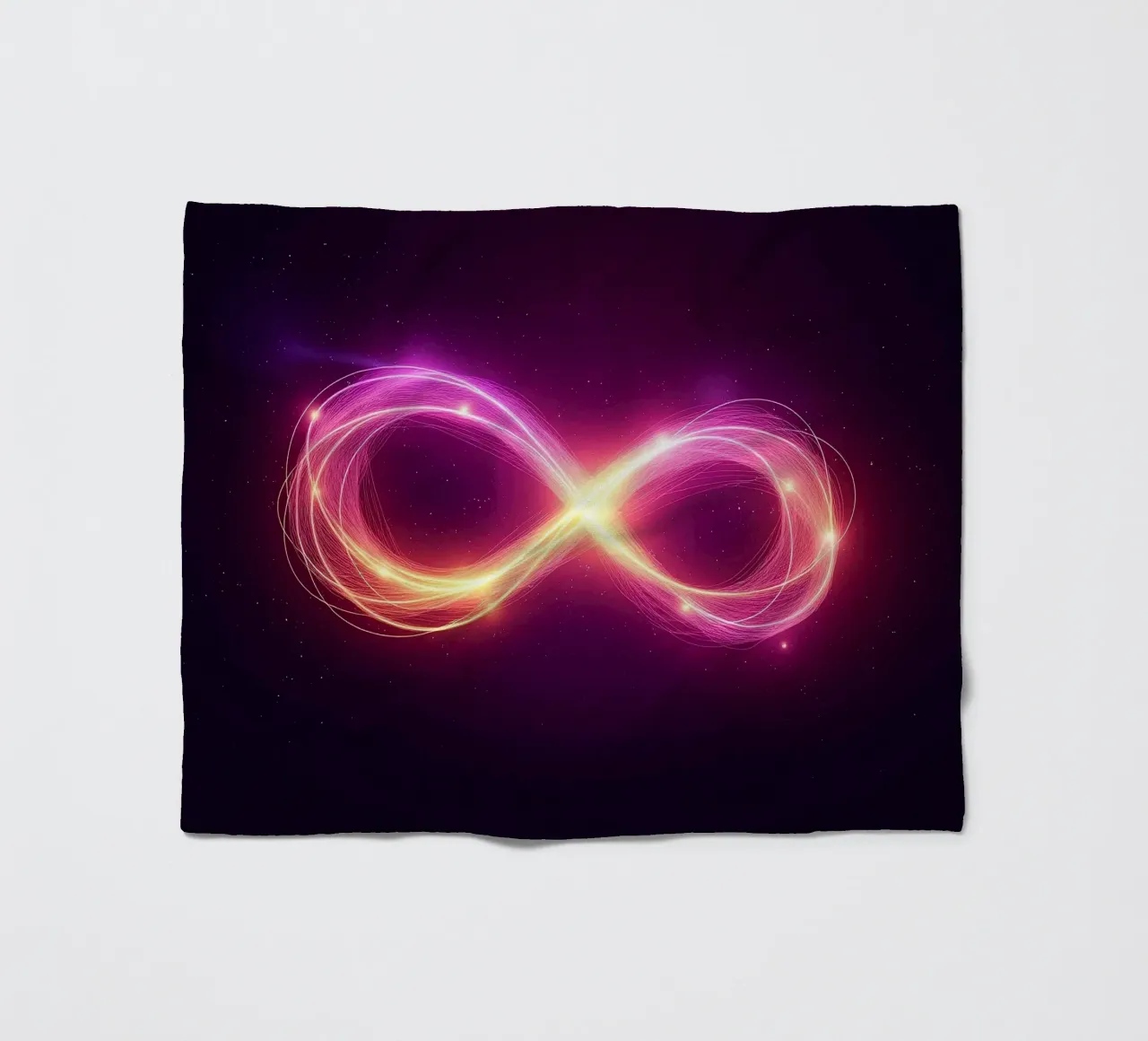 Infinity_2 Fleecedecke von Pink- und LoveArt by LK