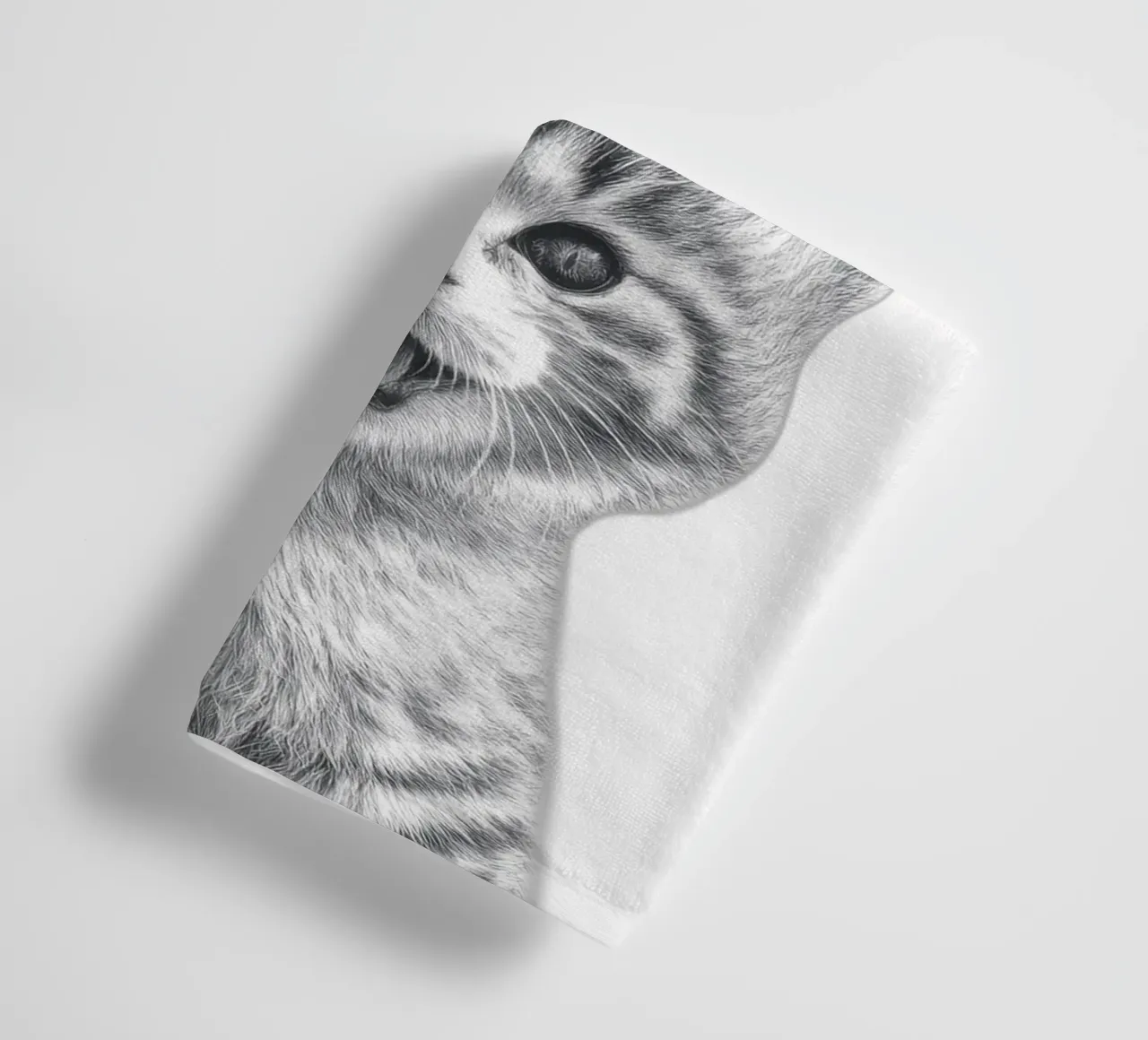 Gatto cool - tasso impertinente asciugamano da bagno da Melanie Viola