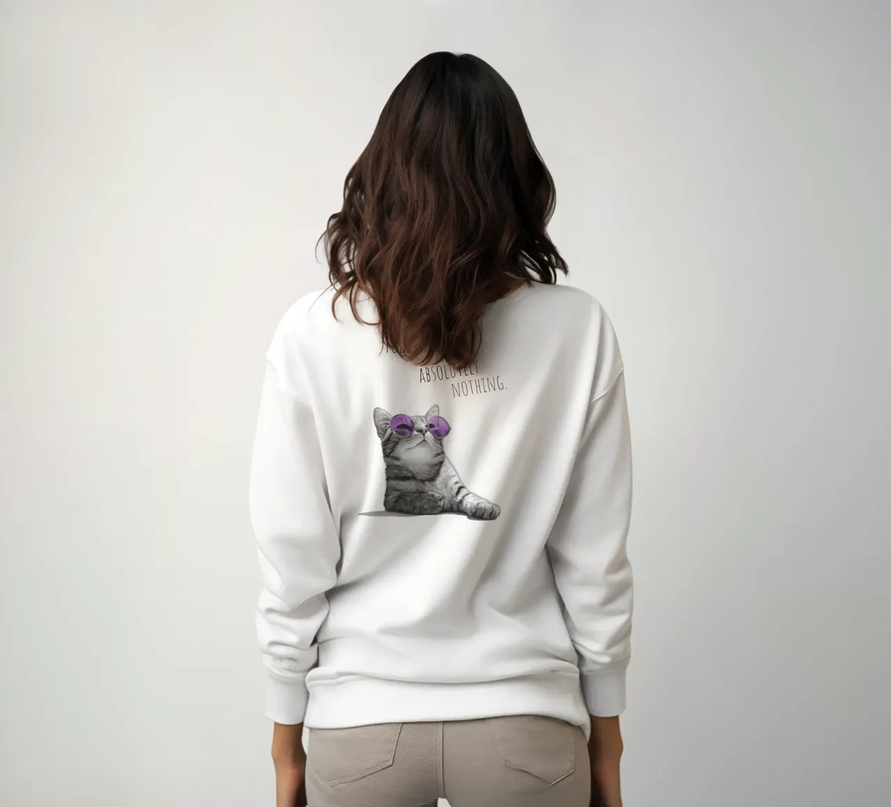 Gatto freddo - non fa niente felpa da Melanie Viola