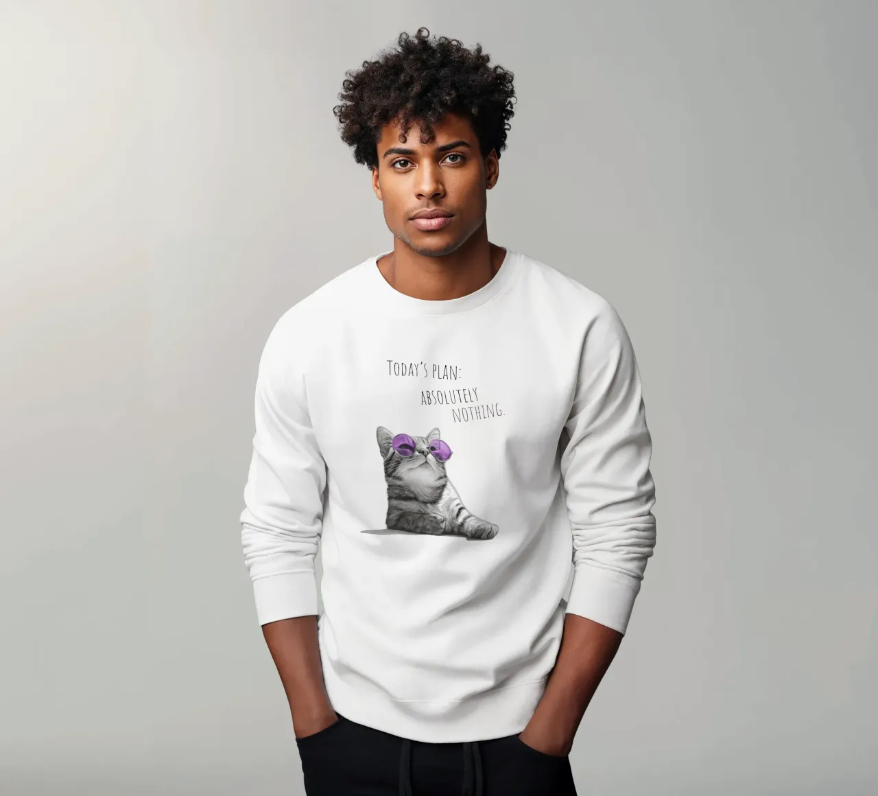 Gatto freddo - non fa niente felpa da Melanie Viola