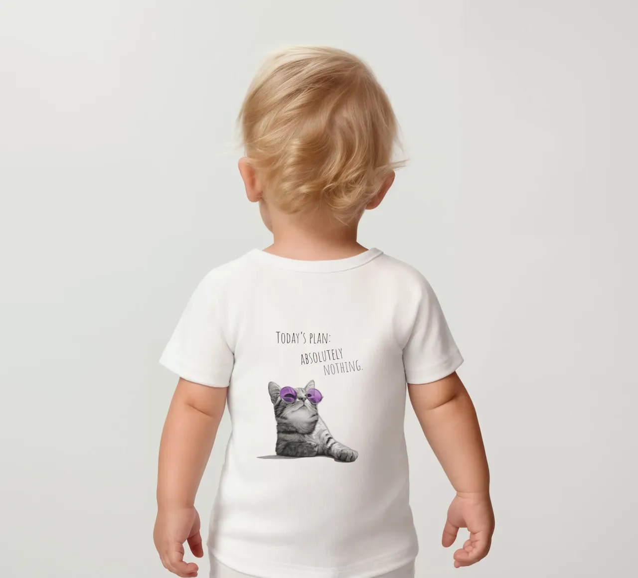 Gatto freddo - non fa niente maglietta neonato da Melanie Viola
