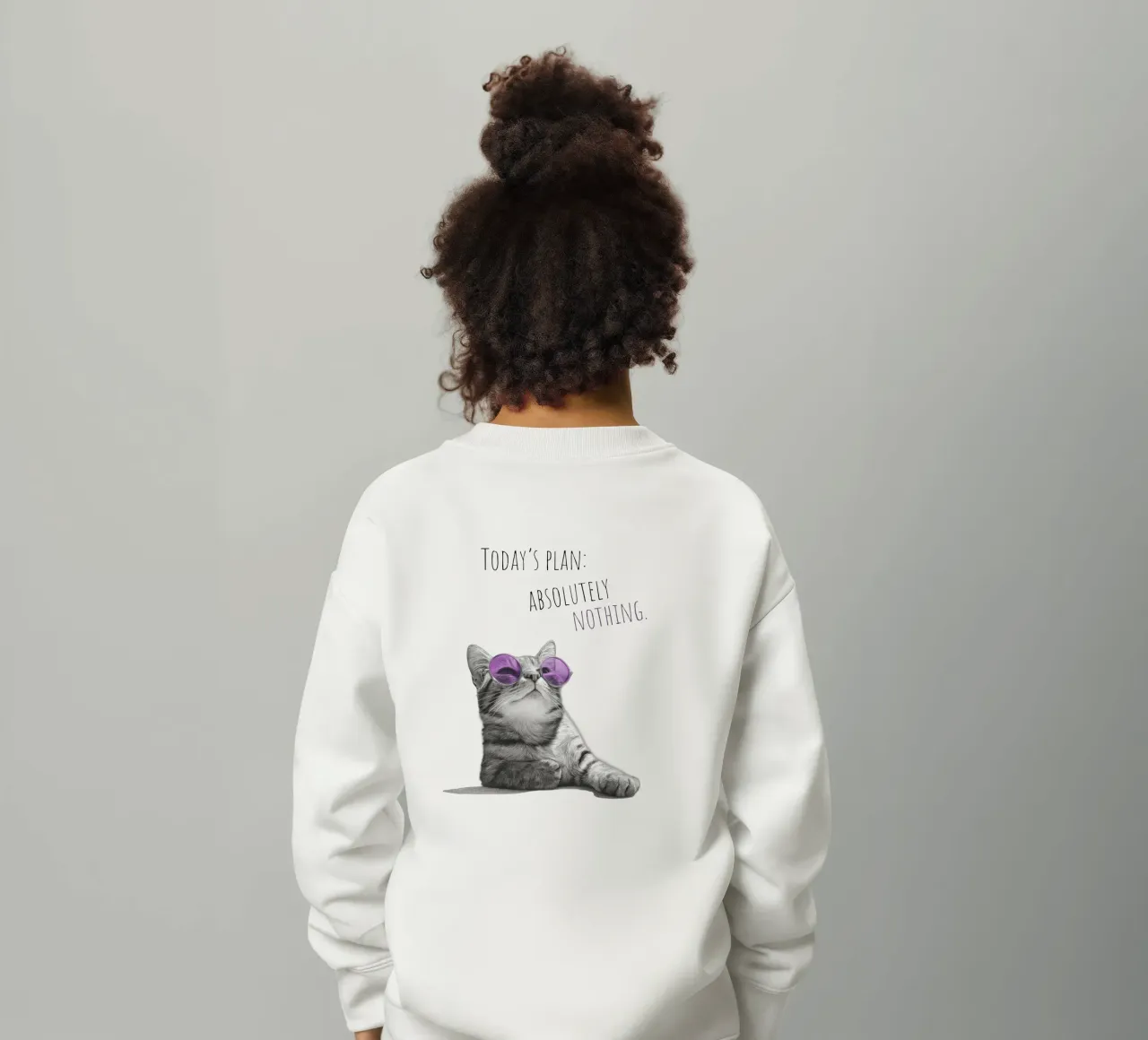Gatto freddo - non fa niente felpa bambino da Melanie Viola