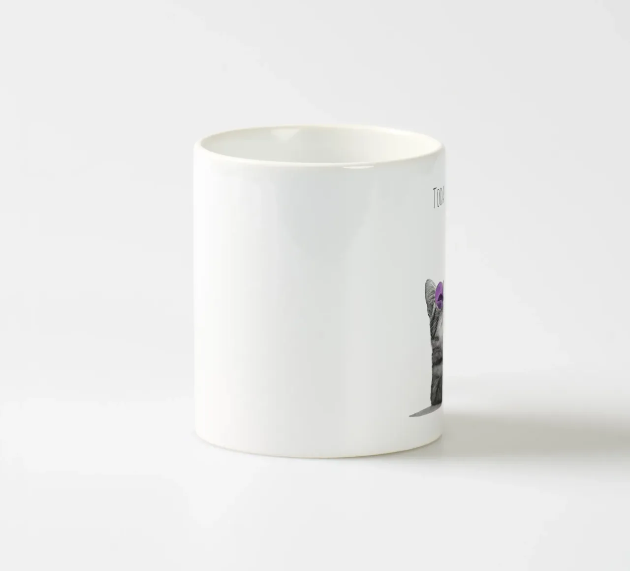 Gatto freddo - non fa niente tazza in ceramica da Melanie Viola