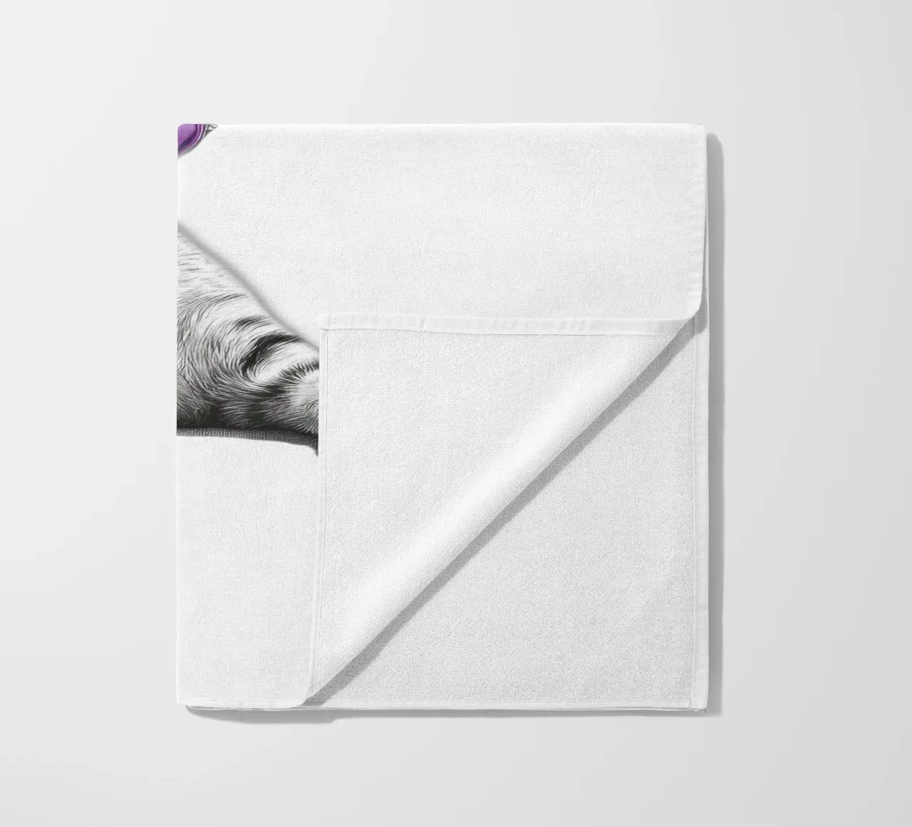 Gatto freddo - non fa niente telo mare da Melanie Viola