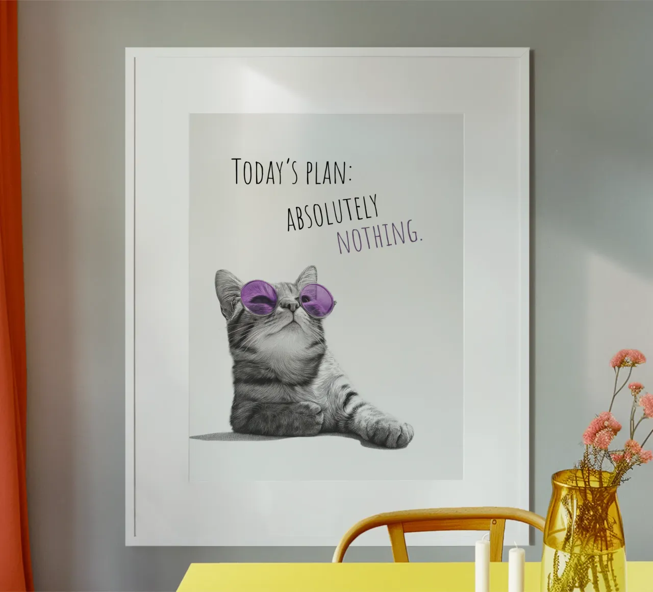 Gatto freddo - non fa niente carta hahnemühle da Melanie Viola