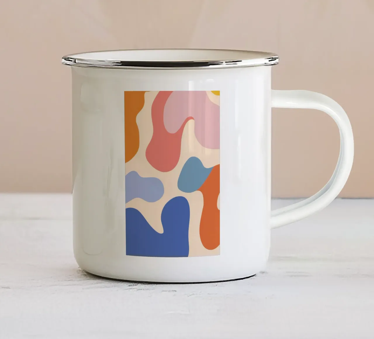 Melodia a forma di pastello tazza in smalto da Sun Riser