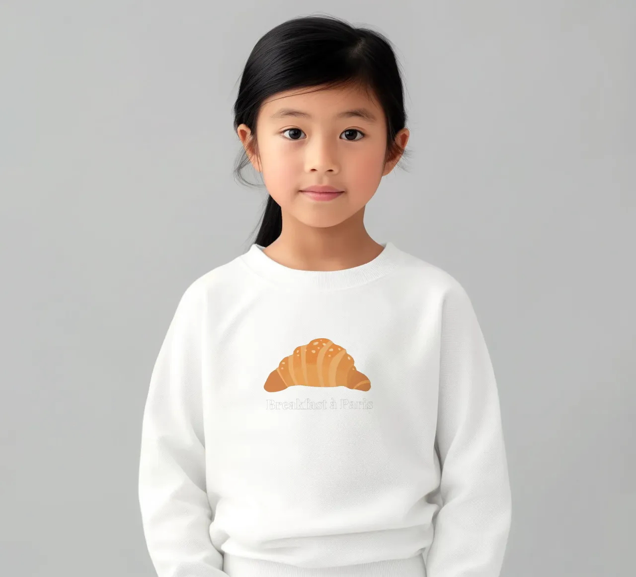 Croissant felpa bambino da PetrArts