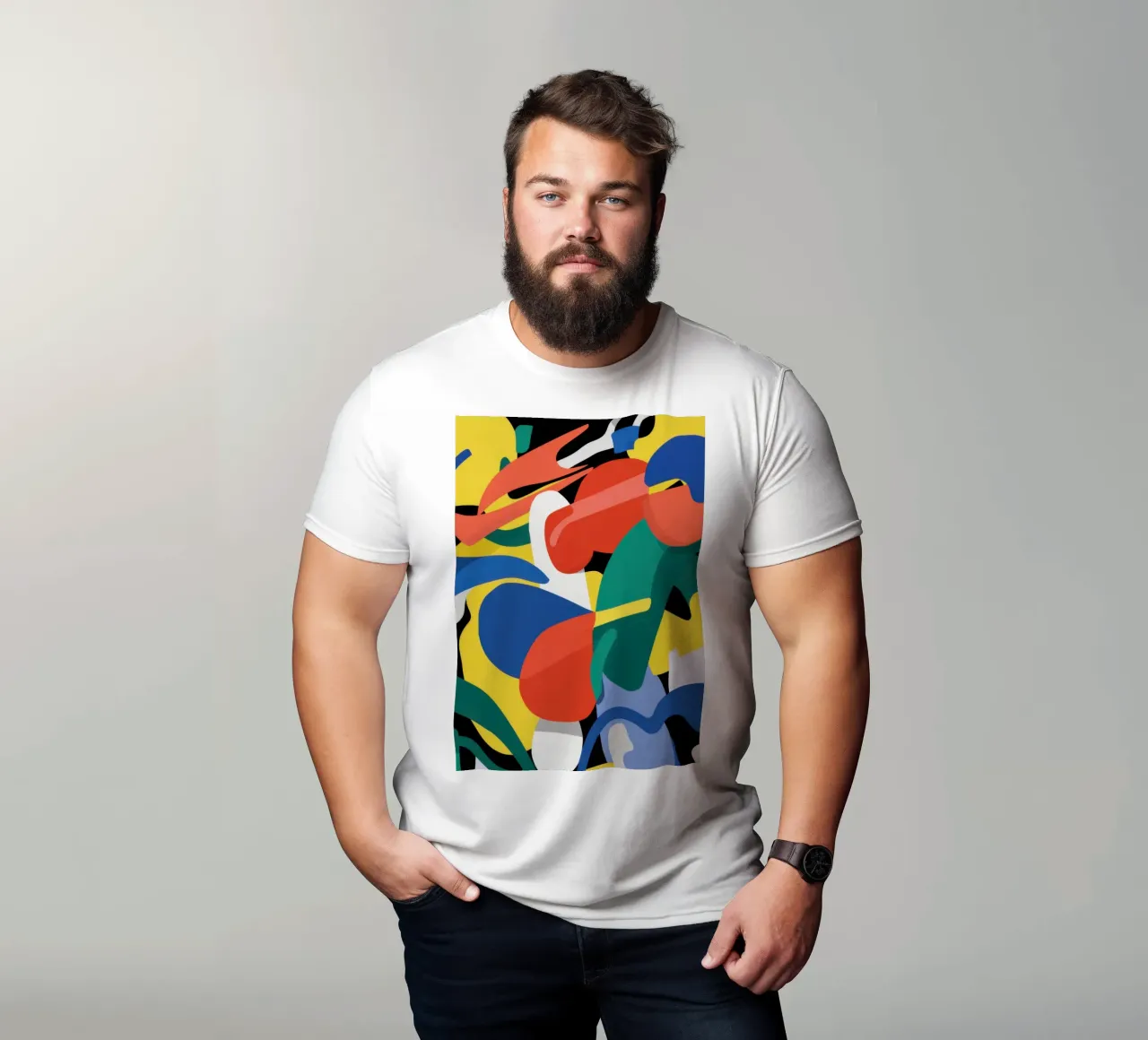 Collisione del colore primario t-shirt da Sun Riser
