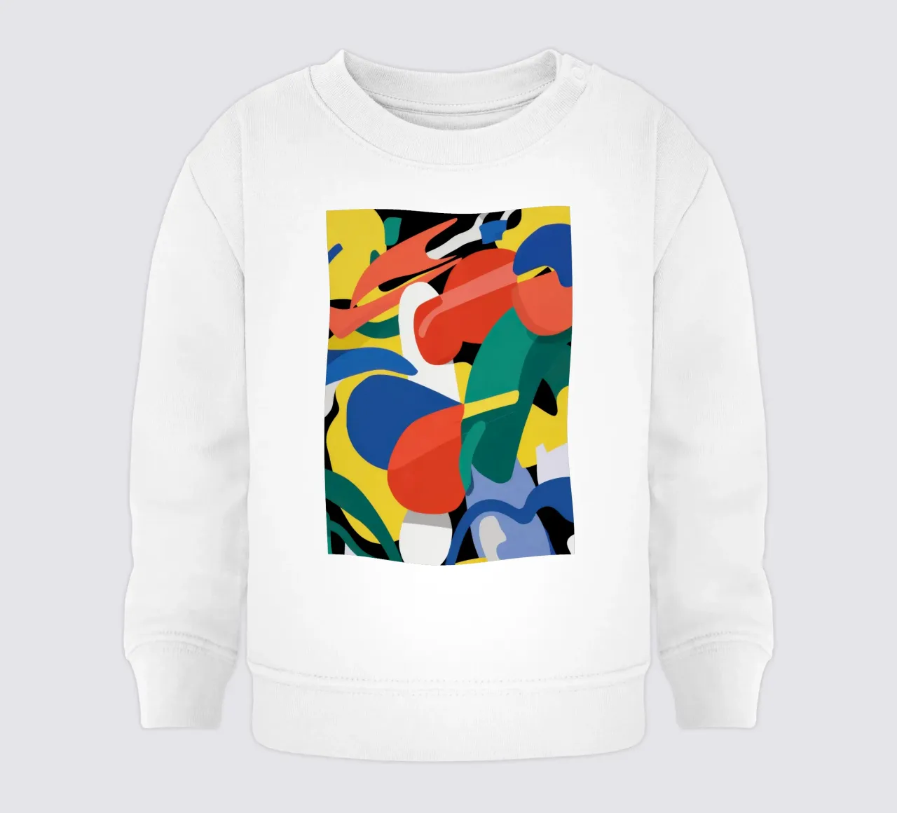 Colisión de colores primarios sudadera de bebé de Sun Riser