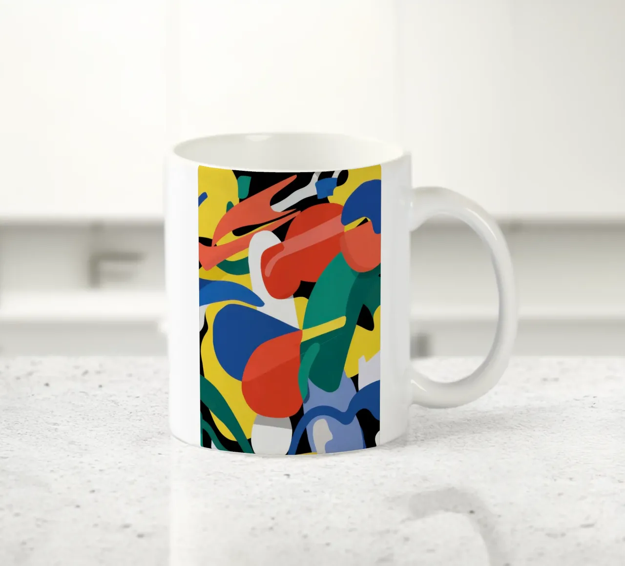 Collisione del colore primario tazza in ceramica da Sun Riser