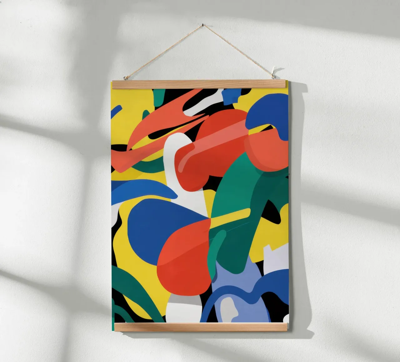 Botsing in primaire kleur hahnemühle van Sun Riser