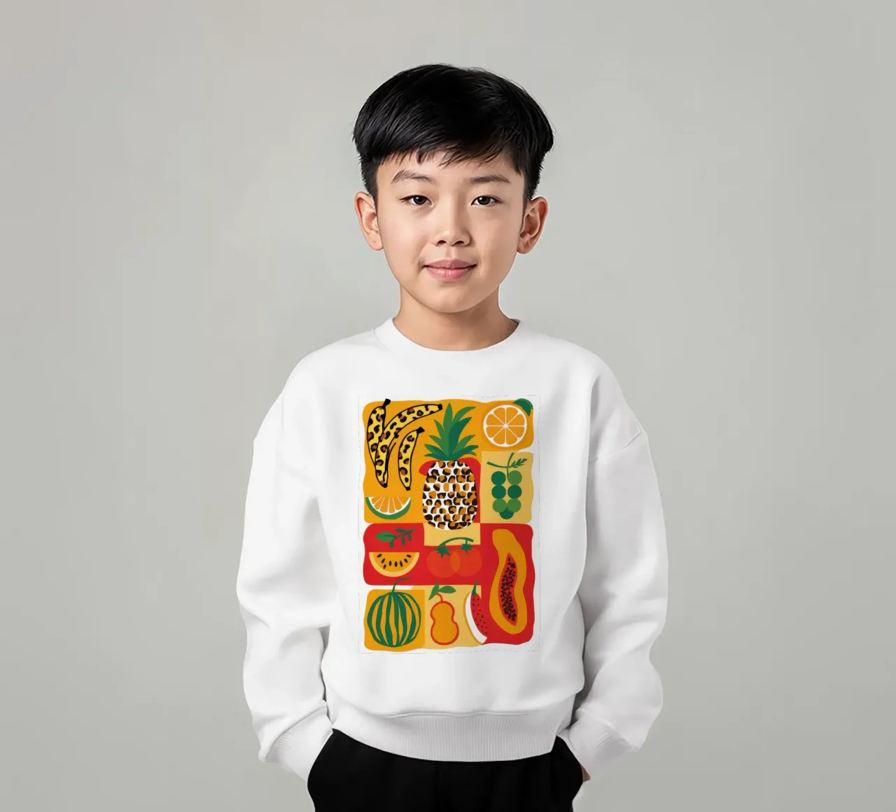 Misto di frutta tropicale felpa bambino da Sun Riser
