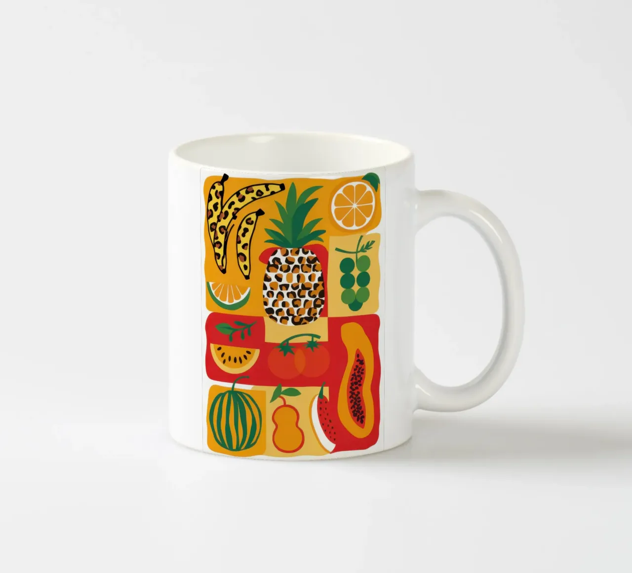 Misto di frutta tropicale tazza in ceramica da Sun Riser