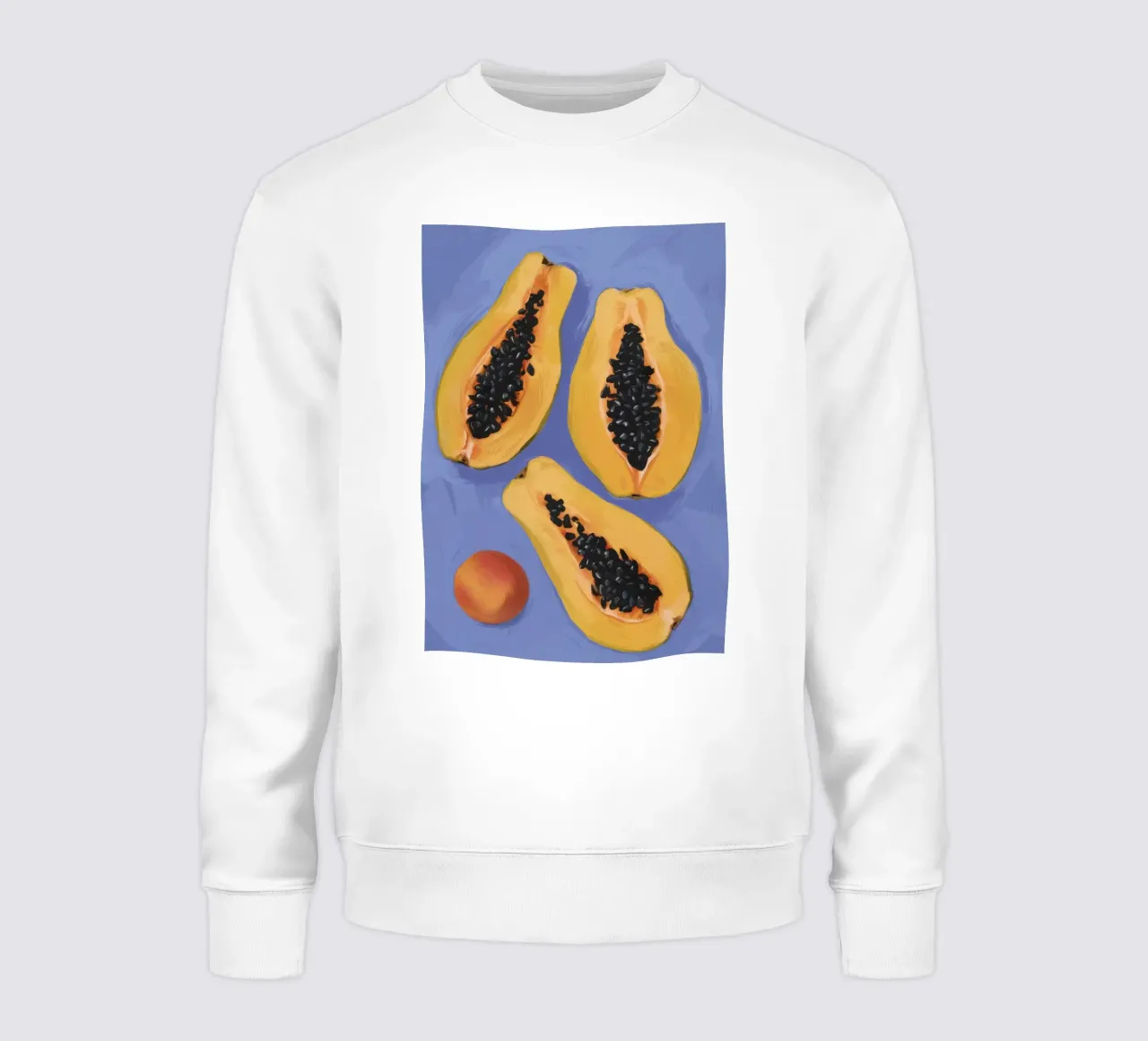 Semplicità del piatto di papaya felpa da Sun Riser