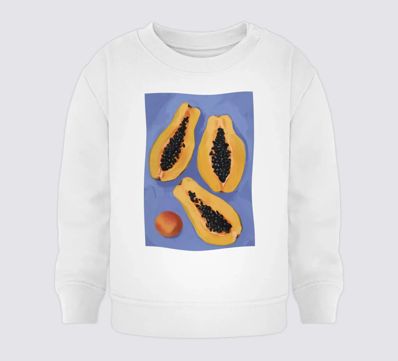 Simplicité de l'assiette de papaye sweat pour bébé de Sun Riser