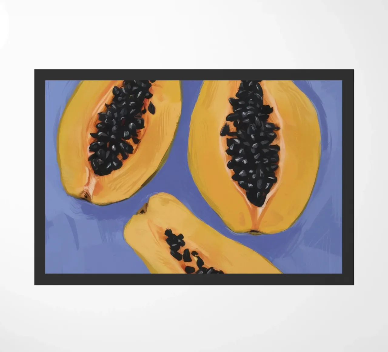 Semplicità del piatto di papaya zerbino da Sun Riser