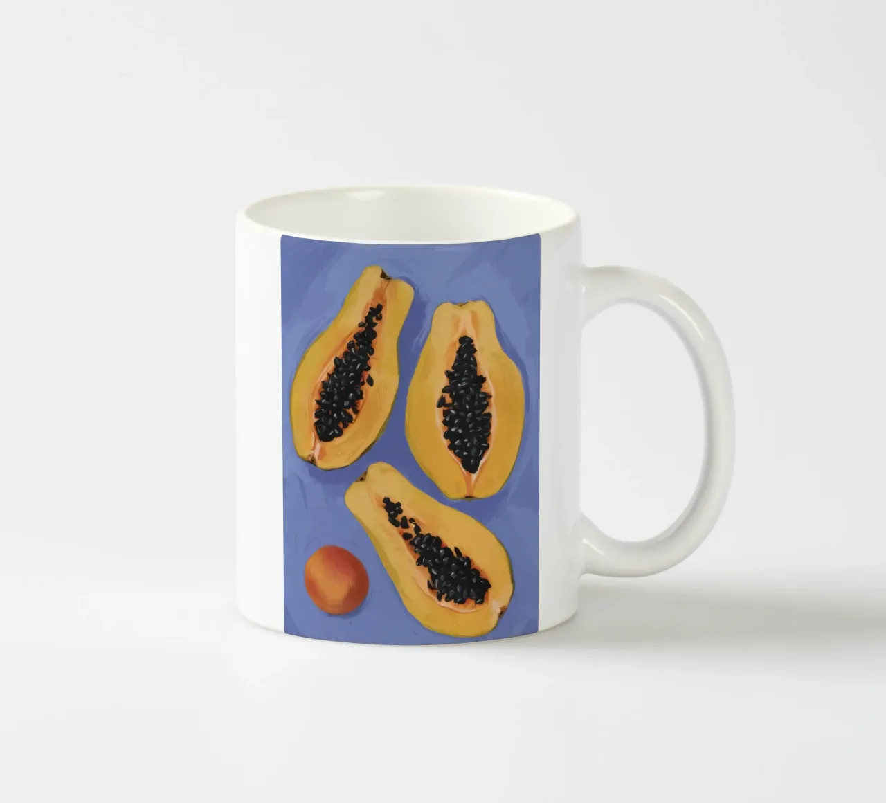 Semplicità del piatto di papaya tazza in ceramica da Sun Riser