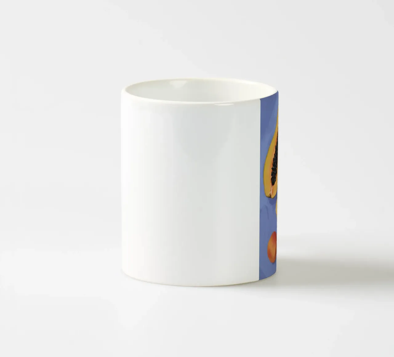 Semplicità del piatto di papaya tazza in ceramica da Sun Riser