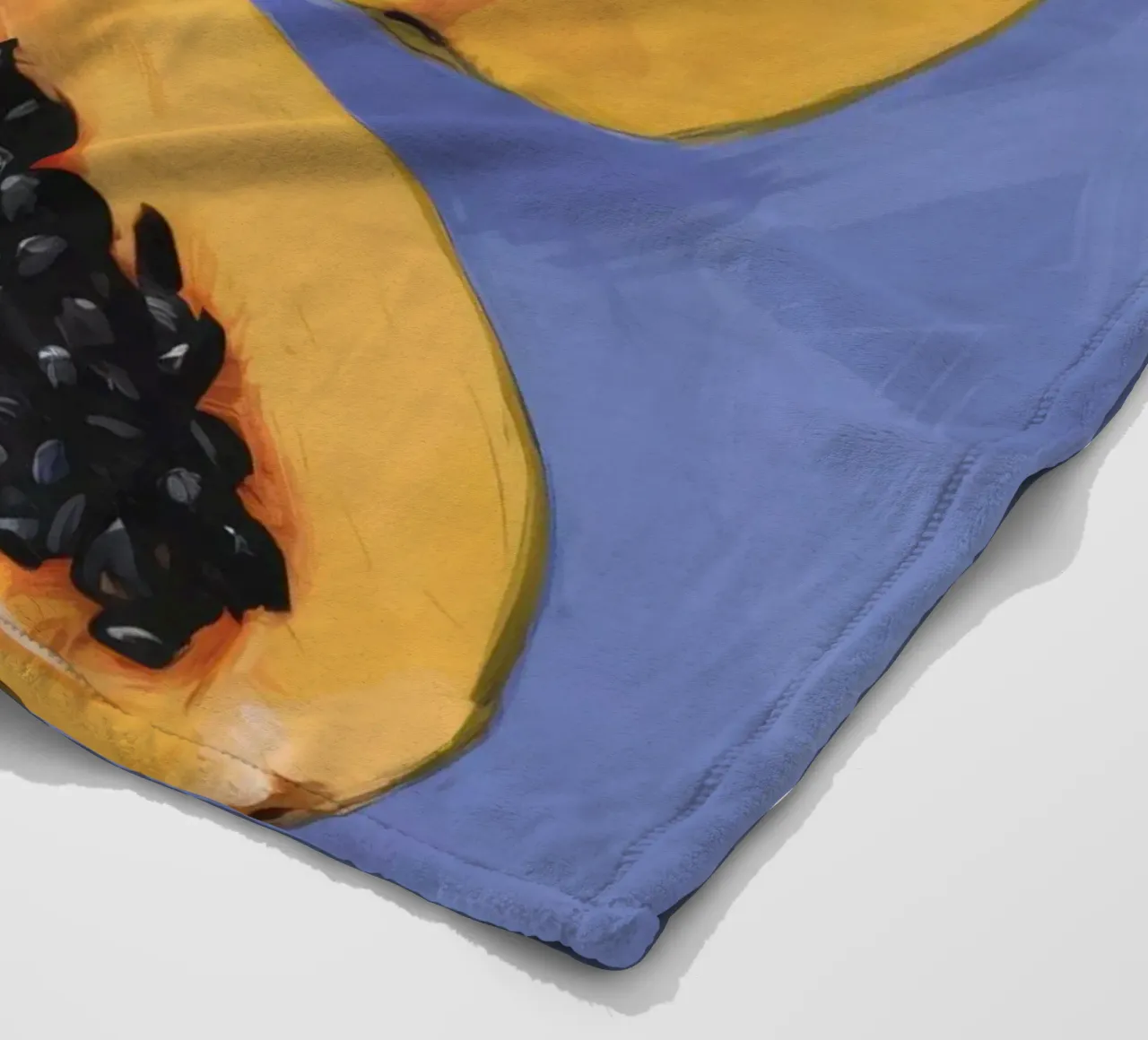 Semplicità del piatto di papaya coperta in pile da Sun Riser