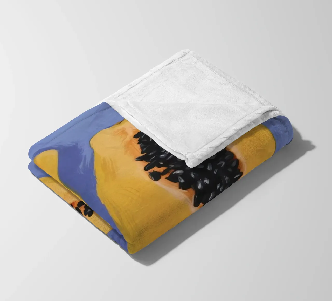 Semplicità del piatto di papaya coperta in pile da Sun Riser