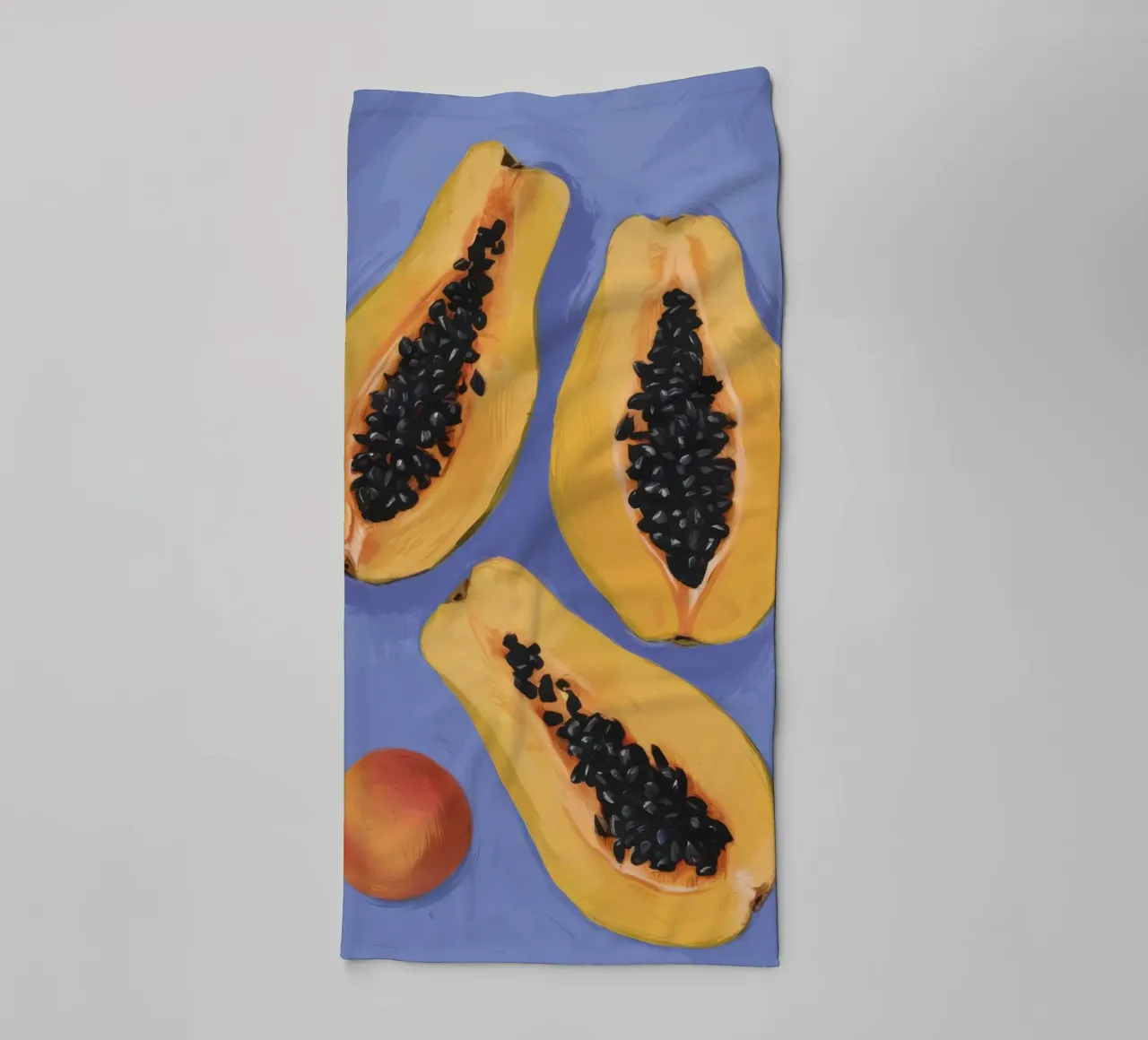 Semplicità del piatto di papaya asciugamano da bagno da Sun Riser