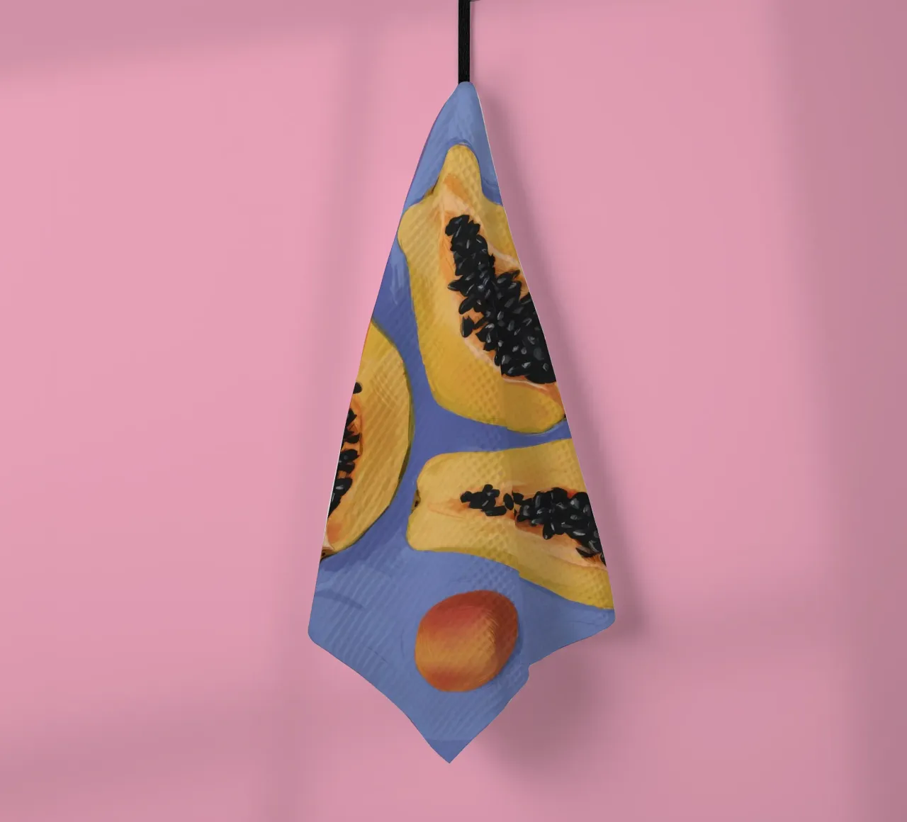 Semplicità del piatto di papaya canovaccio da cucina da Sun Riser