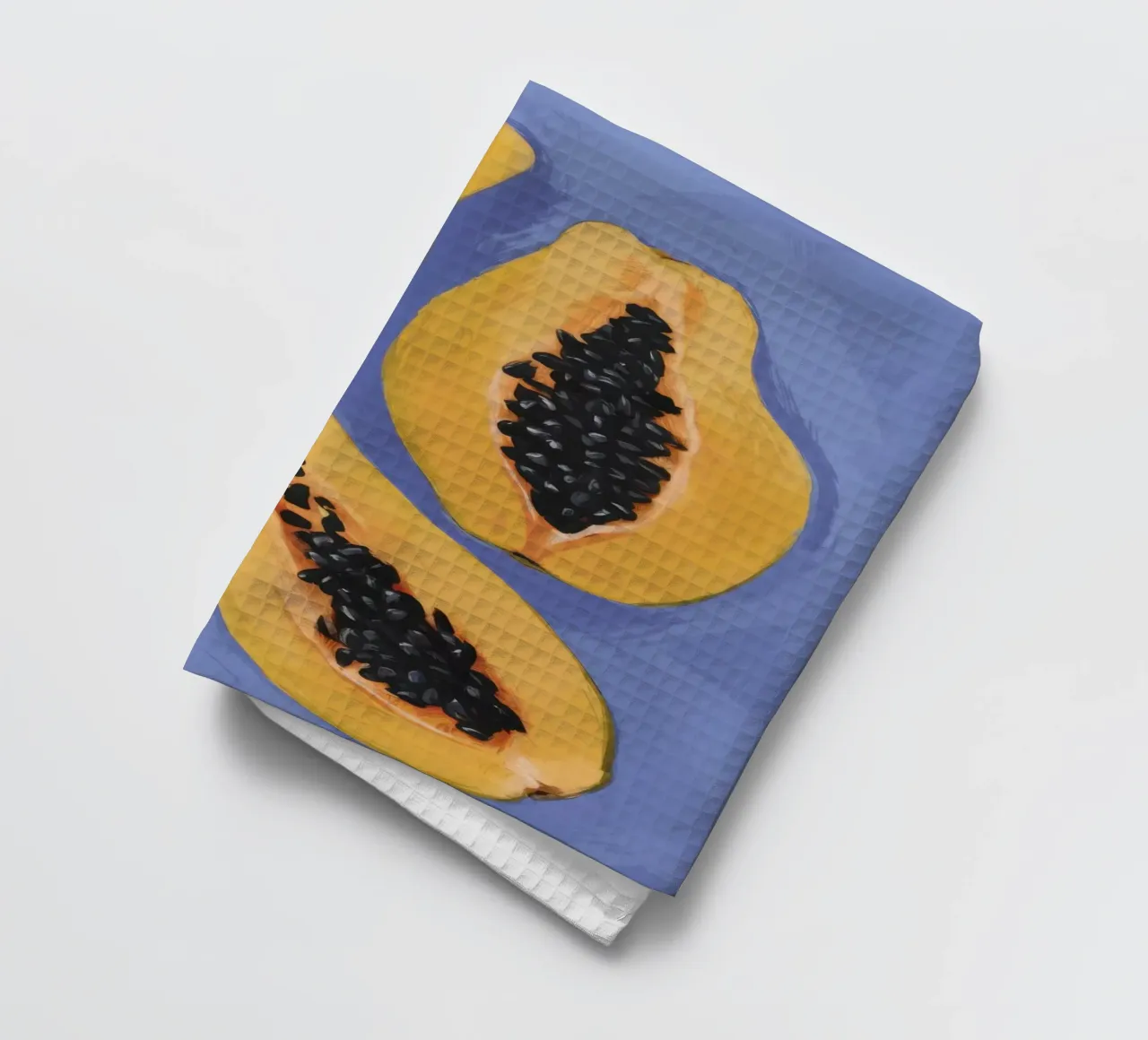 Semplicità del piatto di papaya canovaccio da cucina da Sun Riser