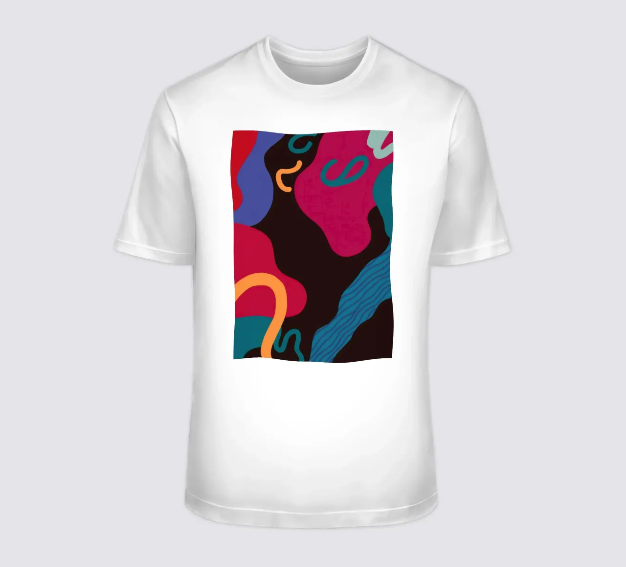 Forme astratte notturne t-shirt da Sun Riser