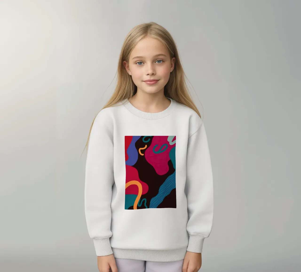 Forme astratte notturne felpa bambino da Sun Riser