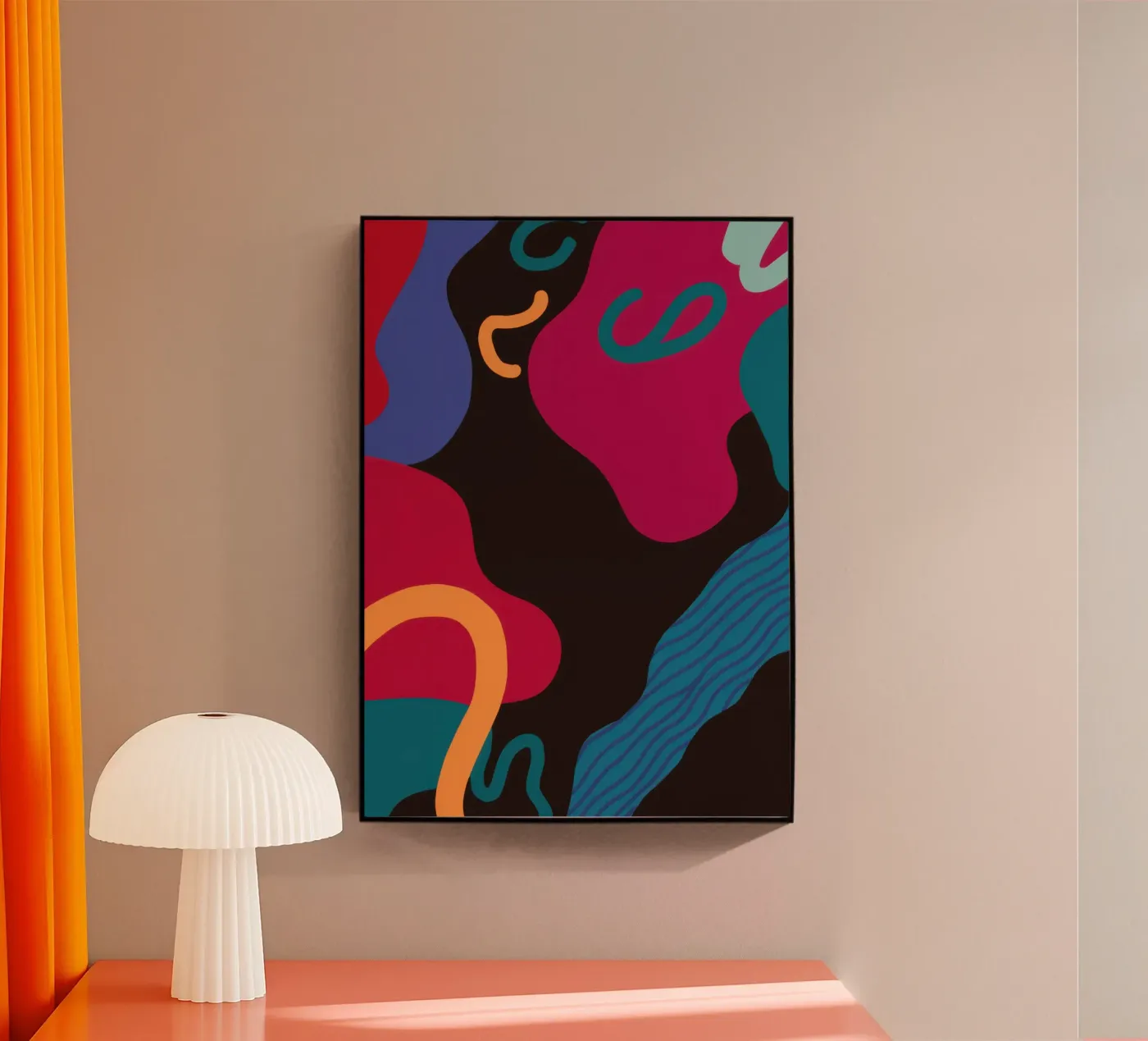 Forme astratte notturne plexiglass da Sun Riser