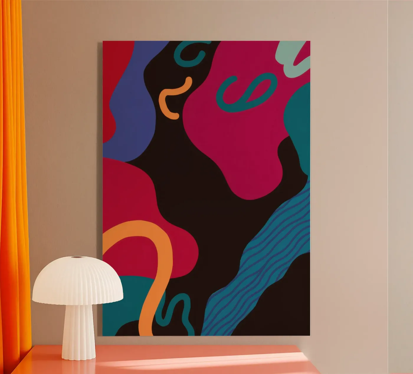 Forme astratte notturne plexiglass da Sun Riser