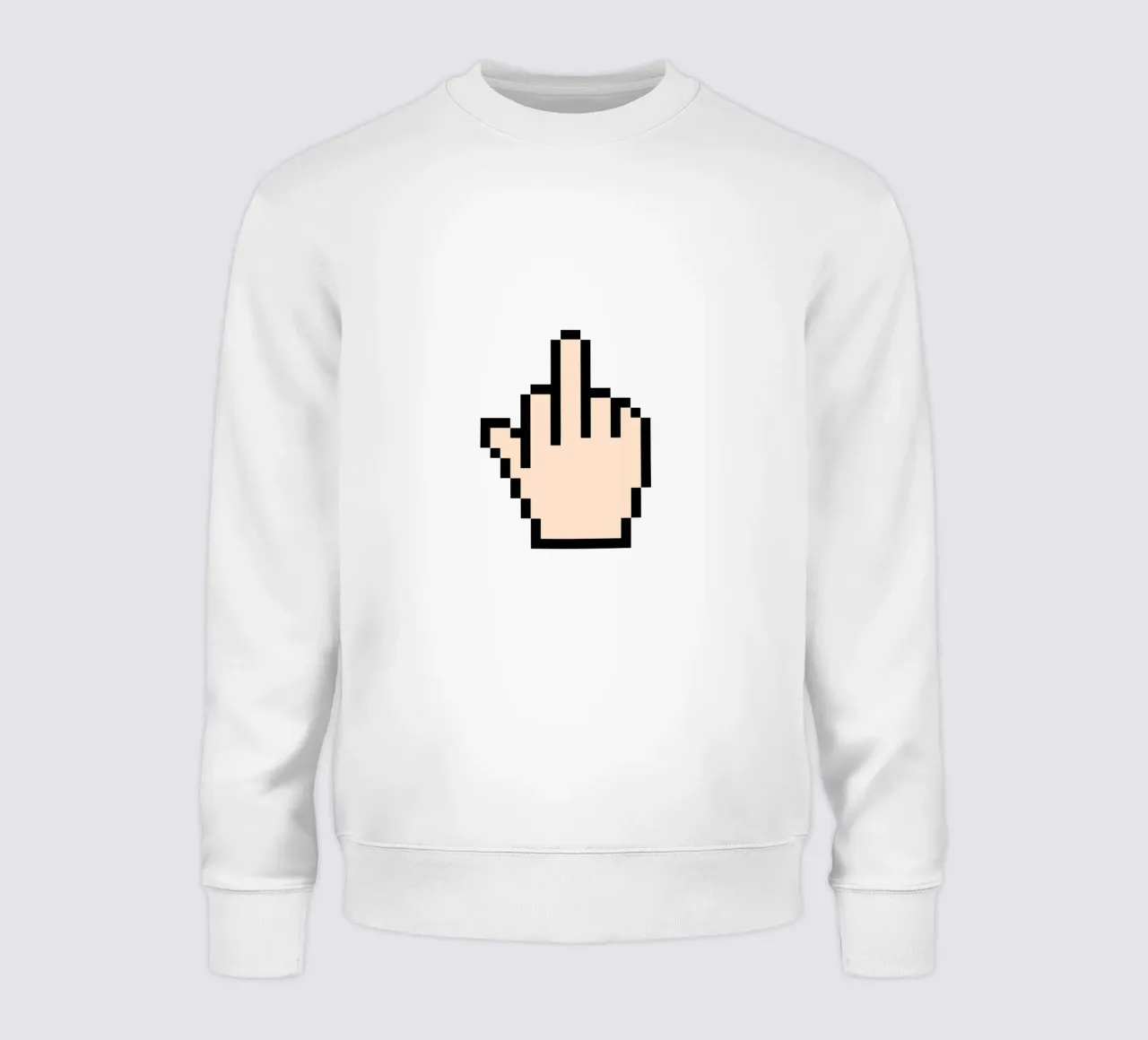 Poster Pixel Hand - Pop Art sfacciata e retrò felpa da SMPLE