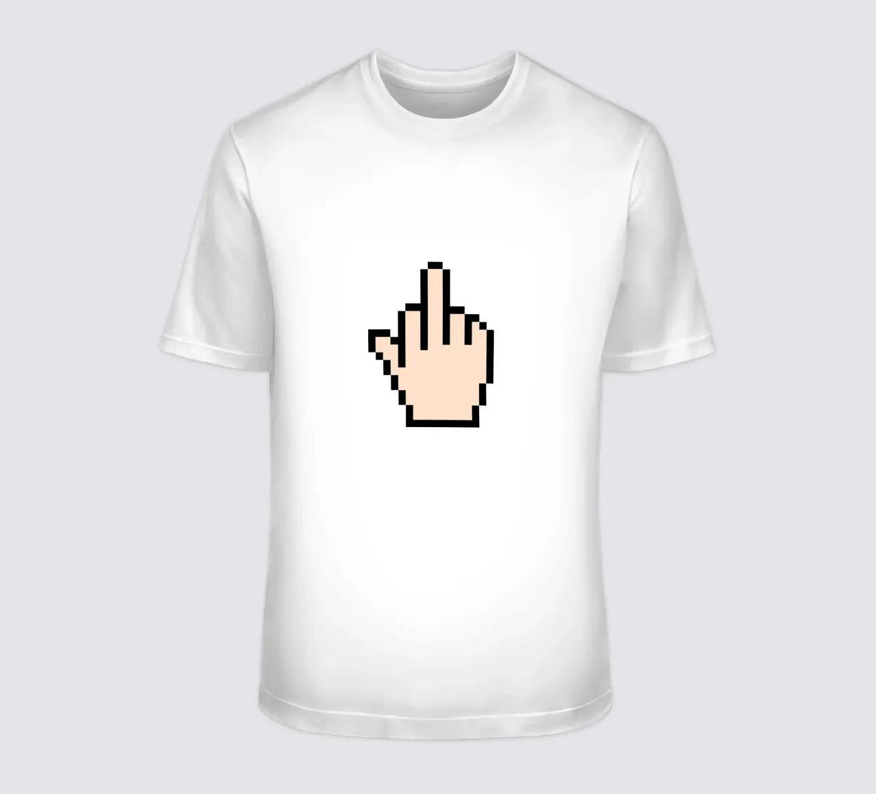 Poster Pixel Hand - Pop Art sfacciata e retrò t-shirt da SMPLE