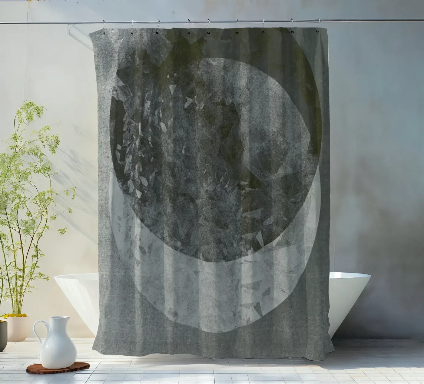 Two Moon Duschvorhang von RK Design