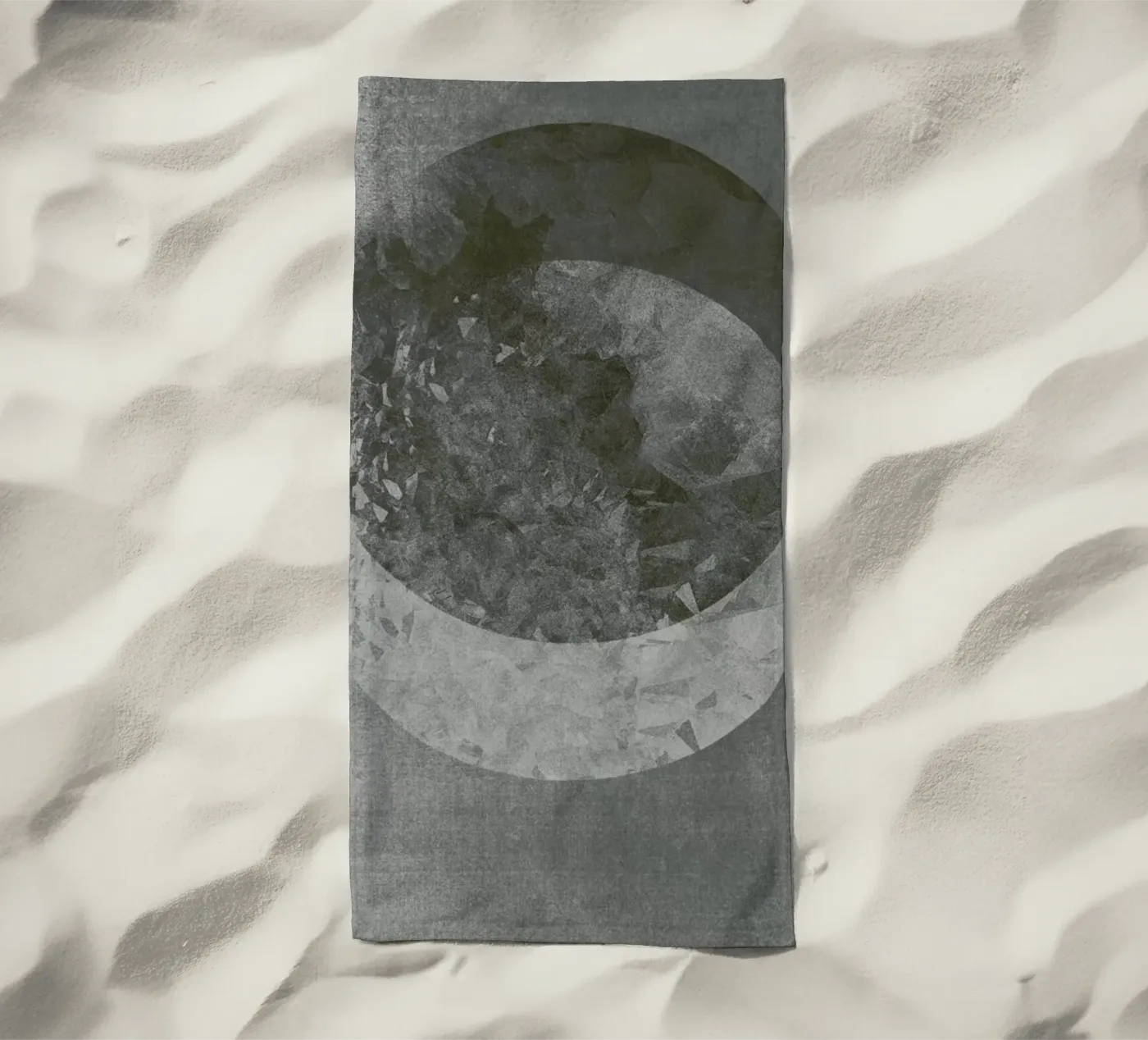 Two Moon beach towel by RK Design