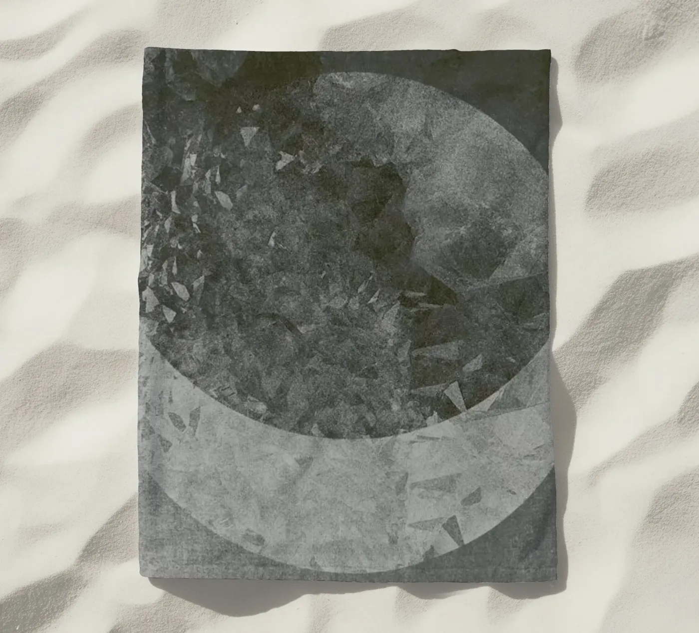 Two Moon beach towel by RK Design