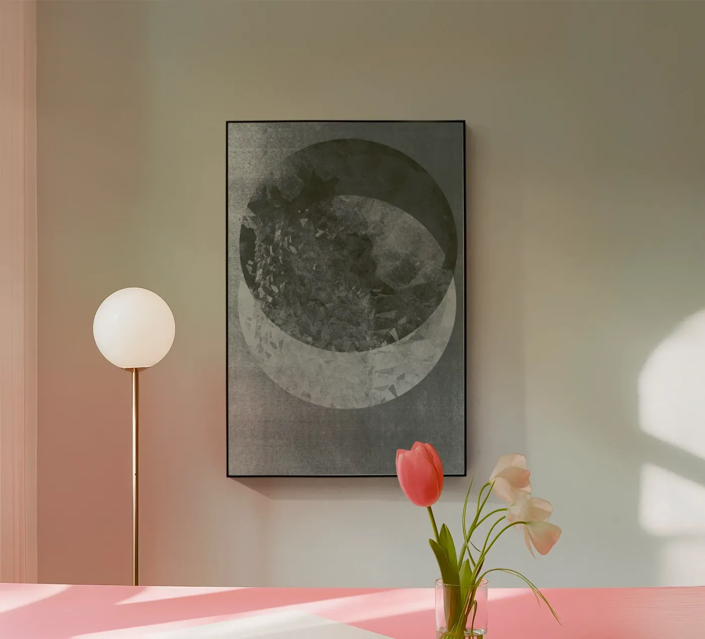 Two Moon Acryl-Glas von RK Design