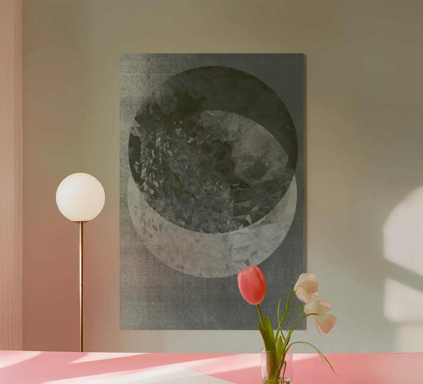 Two Moon Acryl-Glas von RK Design