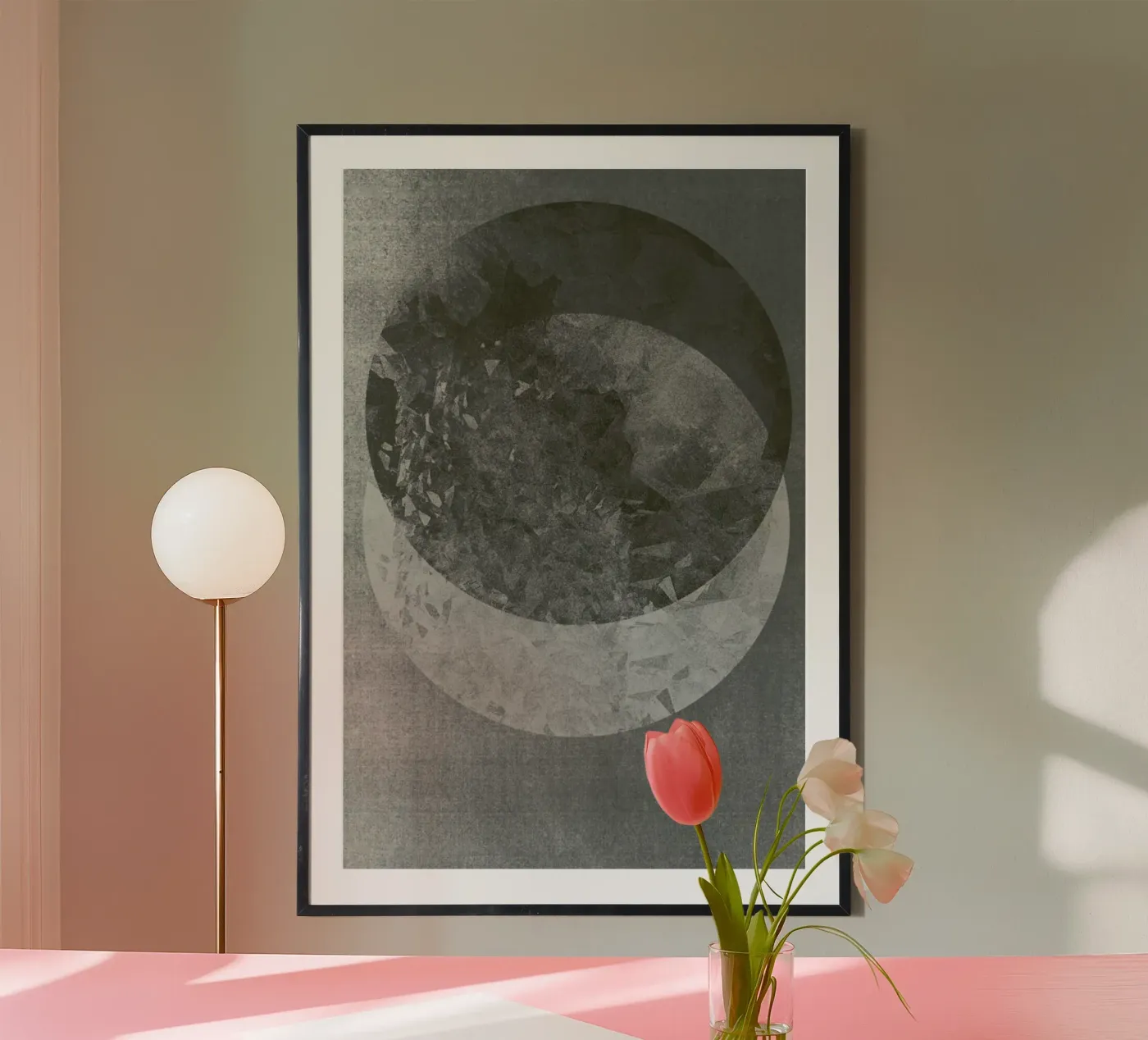 Two Moon Poster von RK Design