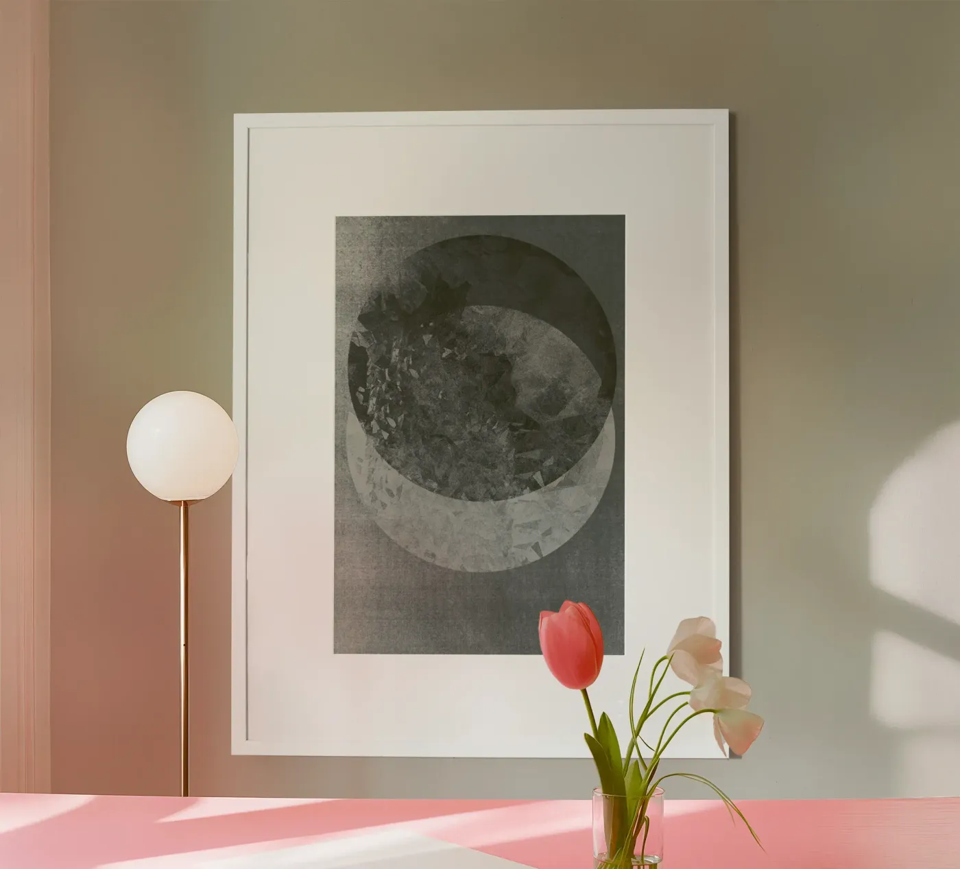 Two Moon Poster von RK Design