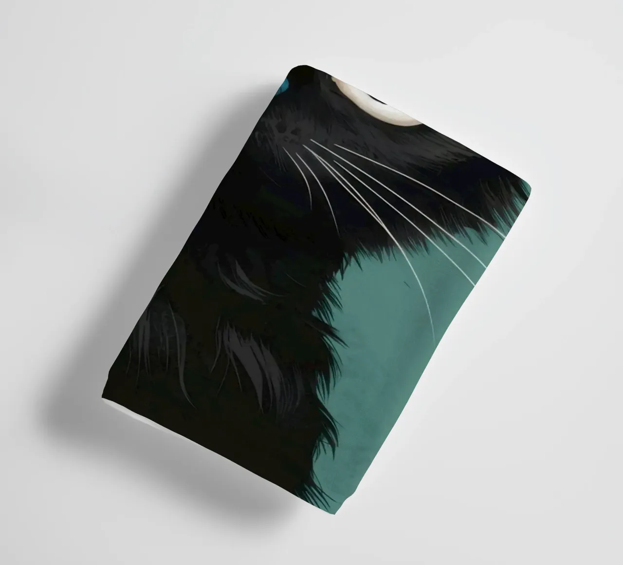 Sguardo felino pieno d'anima asciugamano da bagno da Solace Light