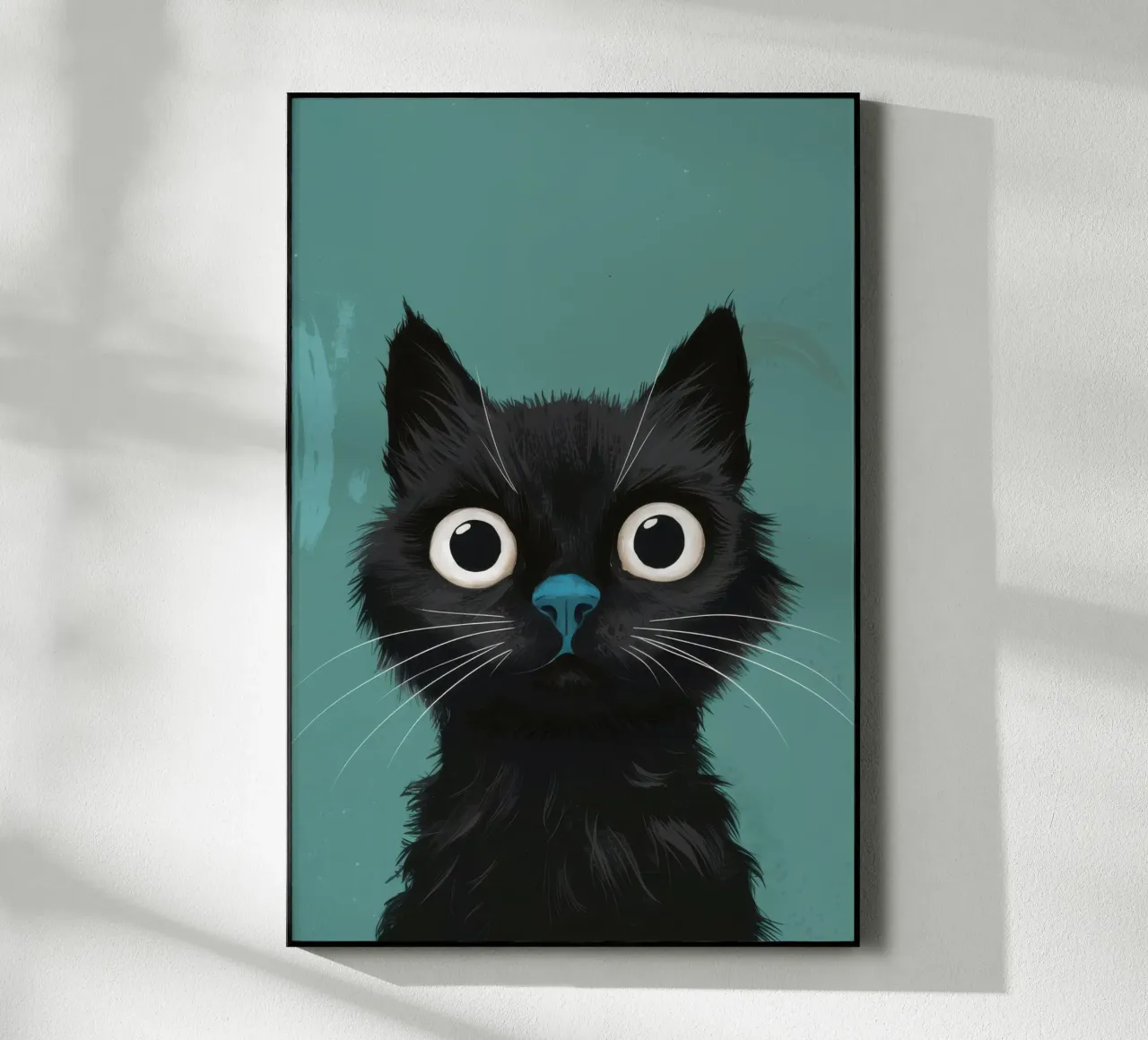 Sguardo felino pieno d'anima plexiglass da Solace Light