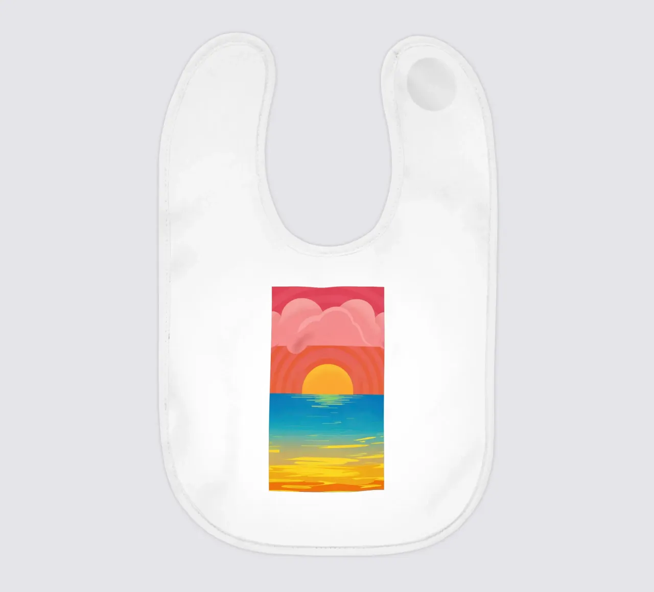 Tramonto oceanico pastello bavaglino da Sun Riser