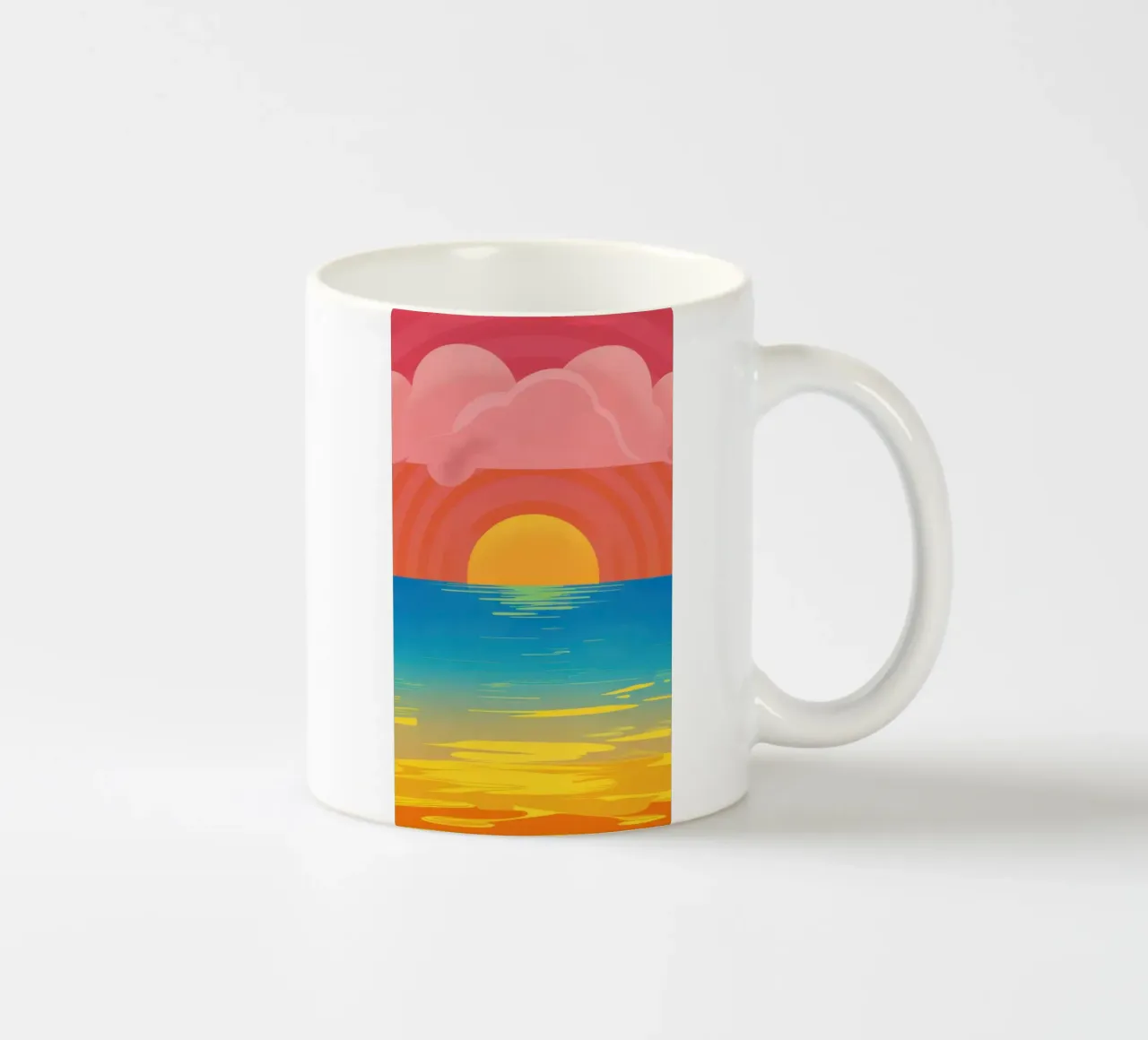 Tramonto oceanico pastello tazza in ceramica da Sun Riser