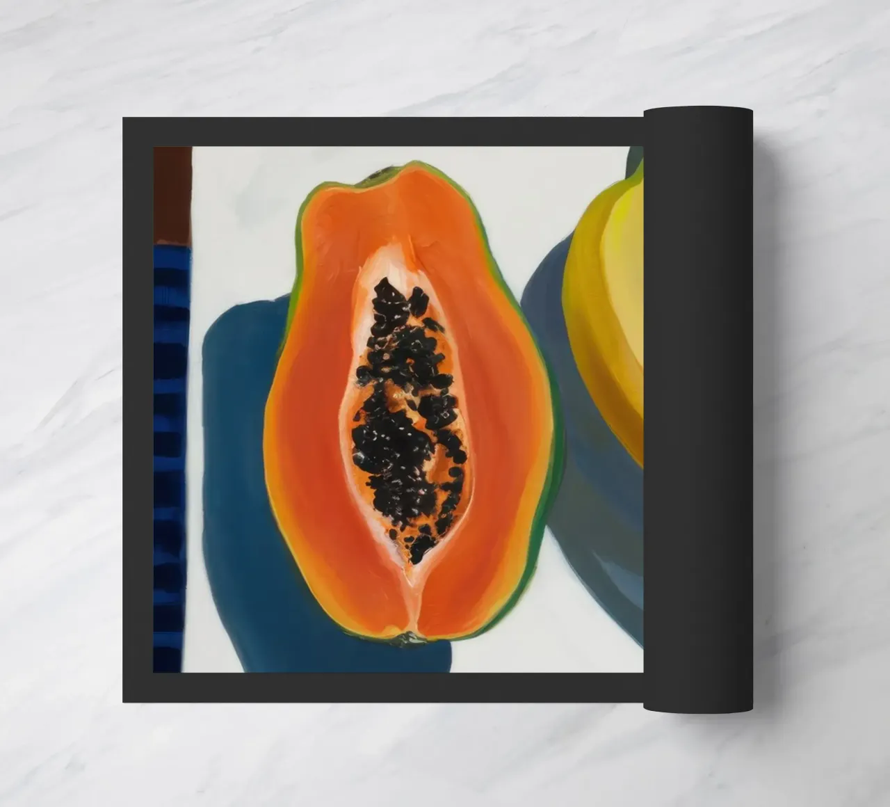 Natura morta di frutta illuminata dal sole zerbino da Sun Riser