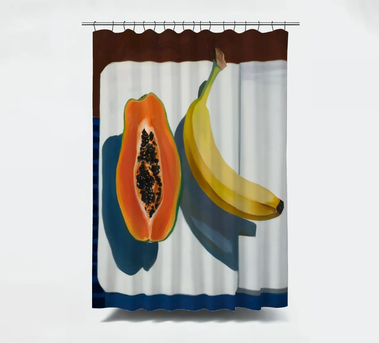 Natura morta di frutta illuminata dal sole tenda da doccia da Sun Riser