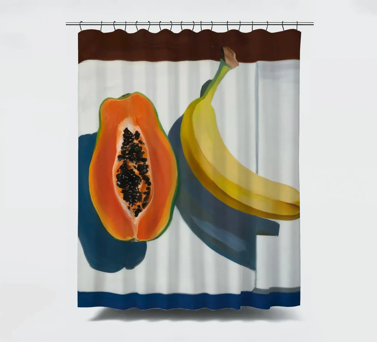 Natura morta di frutta illuminata dal sole tenda da doccia da Sun Riser