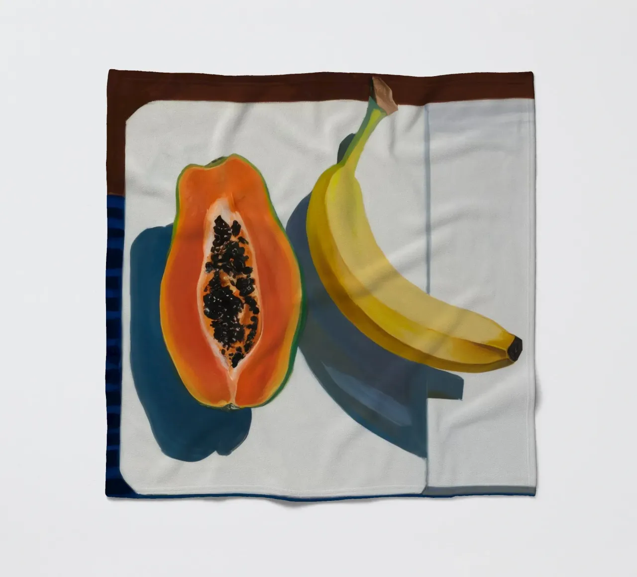 Natura morta di frutta illuminata dal sole coperta in pile da Sun Riser